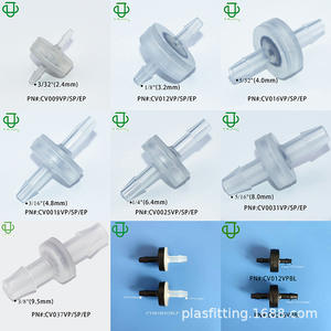 Válvula de Retención de Plástico PVDF CV025VK, Unidireccional, para Agua, Temperatura Normal, Baja Presión, Uso en Temperatura Ambiente - Product Image 5