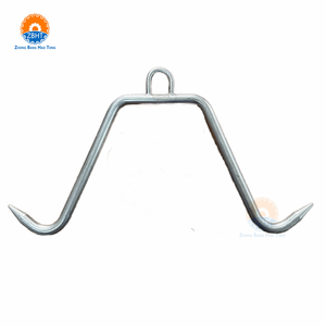 ZBHT Crochet <span class=keywords><strong>de</strong></span> suspension pour carcasses <span class=keywords><strong>de</strong></span> porcs, fourche ronde en acier, <span class=keywords><strong>prix</strong></span> usine pour ligne d'abattage <span class=keywords><strong>de</strong></span> porcs, équipement <span class=keywords><strong>de</strong></span> système <span class=keywords><strong>de</strong></span> rail à viande - Product Image 3