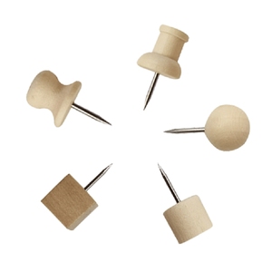 Lot de 10 000 pièces/sac, épingles à tête carrée/<span class=keywords><strong>cube</strong></span> en bois naturel style Art Déco, écologiques, pour usage de bureau, marque Xuchi - Product Image 6