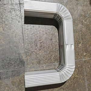 Macchina per Formatura a Rullo di Grondaie Quadrate <span class=keywords><strong>in</strong></span> Metallo, Acciaio e Alluminio 0.3-0.5mm 3x4'' con Macchina per Gomiti - Product Image 6