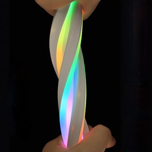 Tira de Luces LED KCX Magic Color Chasing <span class=keywords><strong>RGBIC</strong></span> DC24V, Tira de Luz de Silicona Flexible Tipo Neón para Publicidad, Letreros de Neón, Resistente al Agua - Product Image 2