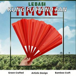 Éventail pliant en bambou de 10 pouces de qualité supérieure pour le Kung Fu, peint, pour la performance, le Tai Chi, la danse carrée, DIY, idéal pour les cadeaux promotionnels (vente en gros) - Product Image 2