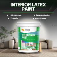 Peinture murale intérieure de haute qualité, latex anti-moisissure, couleur personnalisée, émail mat, revêtement acrylique décoratif, revêtement liquide