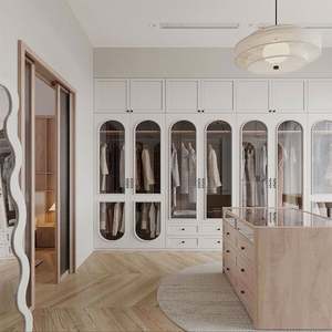 Dressing sur mesure moderne pour toute la maison, style français, avec entrée et rangement - Product Image 3