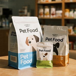 Sacchetti per Alimenti Secchi per Animali Domestici con Chiusura a Zip in Alluminio e Plastica, Fondo Piatto, Personalizzabili, da 5kg, 10kg, 15kg, 20kg, 25kg - Product Image 2