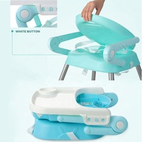 Chaise haute portable pour bébé, chaise haute pour l'alimentation des bébés, 3 en 1
