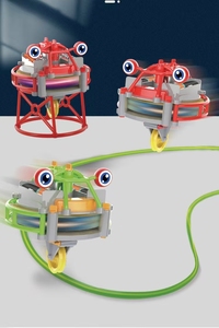 Nouveau jouet original et étrange : Robot monocycle magique créatif, jouet électrique, acrobate sur corde, voiture d'équilibre, jouet d'assemblage intéressant - Product Image 6