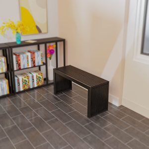 AJUNION 35 pouces bambou <span class=keywords><strong>bois</strong></span> <span class=keywords><strong>salle</strong></span> à manger <span class=keywords><strong>banc</strong></span> cuisine Table <span class=keywords><strong>banc</strong></span> entrée étagère à chaussures <span class=keywords><strong>banc</strong></span> pour salon couloir chambre <span class=keywords><strong>salle</strong></span> <span class=keywords><strong>de</strong></span> <span class=keywords><strong>bain</strong></span> - Product Image 5
