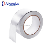 NOUVEAU Ruban adhésif en aluminium flexible HVACR de bonne qualité avec revêtement en polyéthylène simple face et adhésif acrylique/caoutchouc pour la ventilation