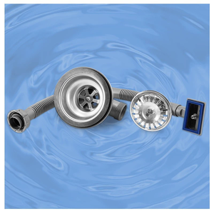 Tapones de desagüe populares de alta calidad, reemplazo de tapones de fregadero, tubo de desagüe de fregadero de cocina, tubo de desbordamiento de plástico de 1-1/2 pulgadas - Product Image 3