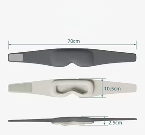 Maschera per Occhi 3D con Peso, Nuovo Design Originale di Fabbrica, Oscurante, Antiluce, Super Morbida, Lussuosa, per la Salute degli Occhi - Product Image 6