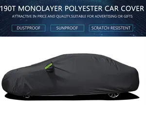 Nova capa de carro multicamada personalizada, adiciona capa de algodão para carro à prova d' água todo o tempo, chuva ao ar livre neve congelado proteção solar sedan
