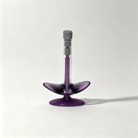 Conteneur COP incassable de 1 ml, piston translucide codé par couleur et piston en caoutchouc à joint hermétique pour marque privée haut de gamme