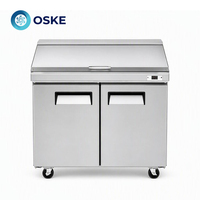 Armoire de Congélation pour Salades de Buffet, Optimisation de l'Espace, Idéale pour l'Organisation des Ingrédients de Salade dans les Cuisines de Restauration