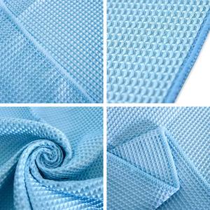 Multi-Purpose a <span class=keywords><strong>nido</strong></span> <span class=keywords><strong>d</strong></span>'<span class=keywords><strong>ape</strong></span> in microfibra waffle tessuto asciugamano striscia libera lanugine panno di vetro in microfibra 40x40cm - Product Image 5