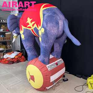 Gran oferta, elefante inflable, uso de decoración, elefante de <span class=keywords><strong>circo</strong></span> inflable, Club, decoración de suelo al aire libre, modelo de elefante inflable - Product Image 2