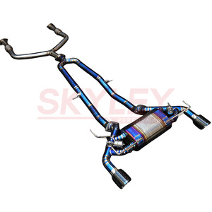 Skyley Valvetronic выхлопная система Catback, комплект из титанового сплава, 3 года, 7-15 дней для Nissan 370Z, коробка для выхлопных газов - Product Image 3