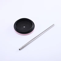 Gobelet isotherme portable et élégant en acier inoxydable avec isolation thermique de 12 à 24 heures et paille réutilisable pour les amateurs de café et de thé