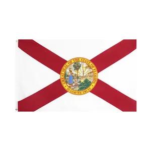 Ready to Ship 100% Polyester 3x5ft Stock Printed FL United State Of Florida Flag