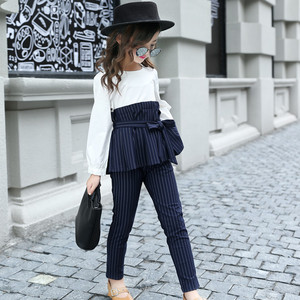 Korean 3-6T Children Girls Casual Fashion 2pcs Suit Spring Autumn Cheap Clothes China - Product Image 3