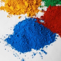 Revêtement de peinture bleu d'oxyde de fer rapide de prix usine avec la pierre culturelle de tuile de couleur de pigment inorganique avec le bleu de saphir