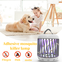 Saijzek nueva llegada LED Mosquito Killer lámpara portátil USB eléctrico Bug Zapper trampa pegajosa para granja interior también moscas pulgas