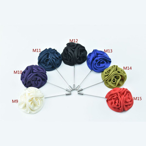 Broche de Flores Personalizado para Boda, Elegante Boutonniere Floral, Broche de Diseñador Brillante para Boda, Marcas Populares - Product Image 2