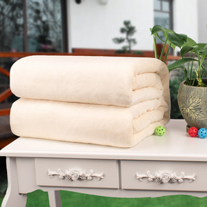 Hiện đại 100% Polyester kích thước đầy đủ flannel Chăn siêu mềm kẻ sọc dệt kim ném cho bộ đồ giường nhà hoặc sofa giường màu rắn - Product Image 5