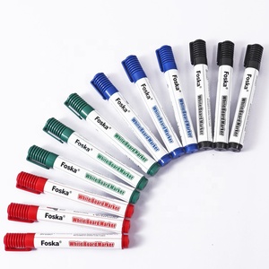 <span class=keywords><strong>Pennarello</strong></span> per Lavagna Foska <span class=keywords><strong>Punta</strong></span> <span class=keywords><strong>Fine</strong></span> Cancellabile a Secco 4 Colori <span class=keywords><strong>Pennarello</strong></span> <span class=keywords><strong>Bianco</strong></span> per Aula con Corpo in Plastica - Product Image 3