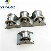 Unidad de Instalación de Cables YILI, Guía de Cables Modular Recta, Enlazable, Galvanizada, de Acero, para Montaje en Suelo, Cóncava, con Fijación por Pernos