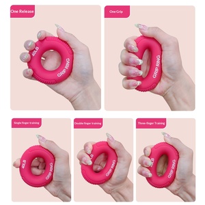 Anillo Fortalecedor de Agarre Portátil al por Mayor, Ejercitador de Mano de Silicona Suave, Agarrador de Entrenamiento de Antebrazo para Gimnasio en Casa al por Mayor - Product Image 2