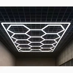 Luces Led Deformables para Garaje Lámpara de Trabajo Colgante Hexagonal para Detallado Led Luz Hexagonal de Techo para Garaje - Product Image 4