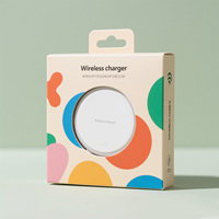 Boîte en papier SHIRUN PACKAGE, boîte vide pliable pour écouteurs, emballage de produits électroniques avec crochet, emballage de boîte électronique en gros