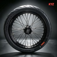 Jeu de roues à moyeu en alliage, avant 17 x 2.15, arrière 17 x 3.0, jantes en aluminium anodisé 100 80 17 130 70 17, mise à niveau Enduro pour Sur-Ron Light Bee 2