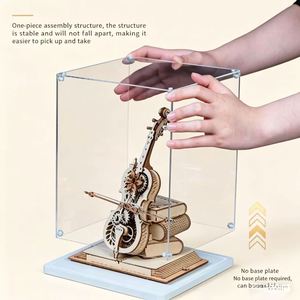 Vitrina Acrílica Apilable Transparente sin Estructura de Pegamento, Caja de Exhibición a Prueba de Polvo para Figuras Funko Pop y Anime - Product Image 4
