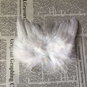 Accessoires de photographie pour bébés : Ailes d'<span class=keywords><strong>ange</strong></span> en plumes teintées, décoration pour animaux de compagnie et poupées, vente directe en gros pour tout-petits, performance optimale - Product Image 6