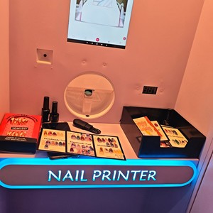 Distributeur automatique intelligent d'imprimante d'art d'ongle avec le lecteur de carte Machine d'impression d'ongles Cosmétiques <span class=keywords><strong>beauté</strong></span> 3D Distributeur automatique d'imprimante d'ongle - Product Image 5