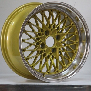 Rines Jy de 15 y 17 Pulgadas para Automóvil de Pasajeros, JDM 5x112 5x114.3, Rines de Aleación de Aluminio con Acabado Dorado para <span class=keywords><strong>Jaguar</strong></span> - Product Image 3