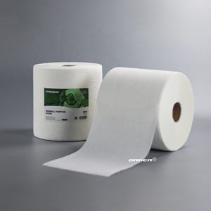 Rollo perforado grande personalizado de fábrica, toallas de limpieza industriales Spunlace no tejidas, limpiaparabrisas resistente ecológico para taller - Product Image 6