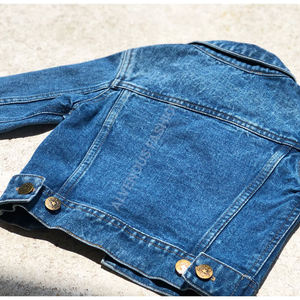 Veste en jean OEM pour femmes Vêtements décontractés d'automne Veste en jean boutonnée Veste en jean pour femmes - Product Image 4