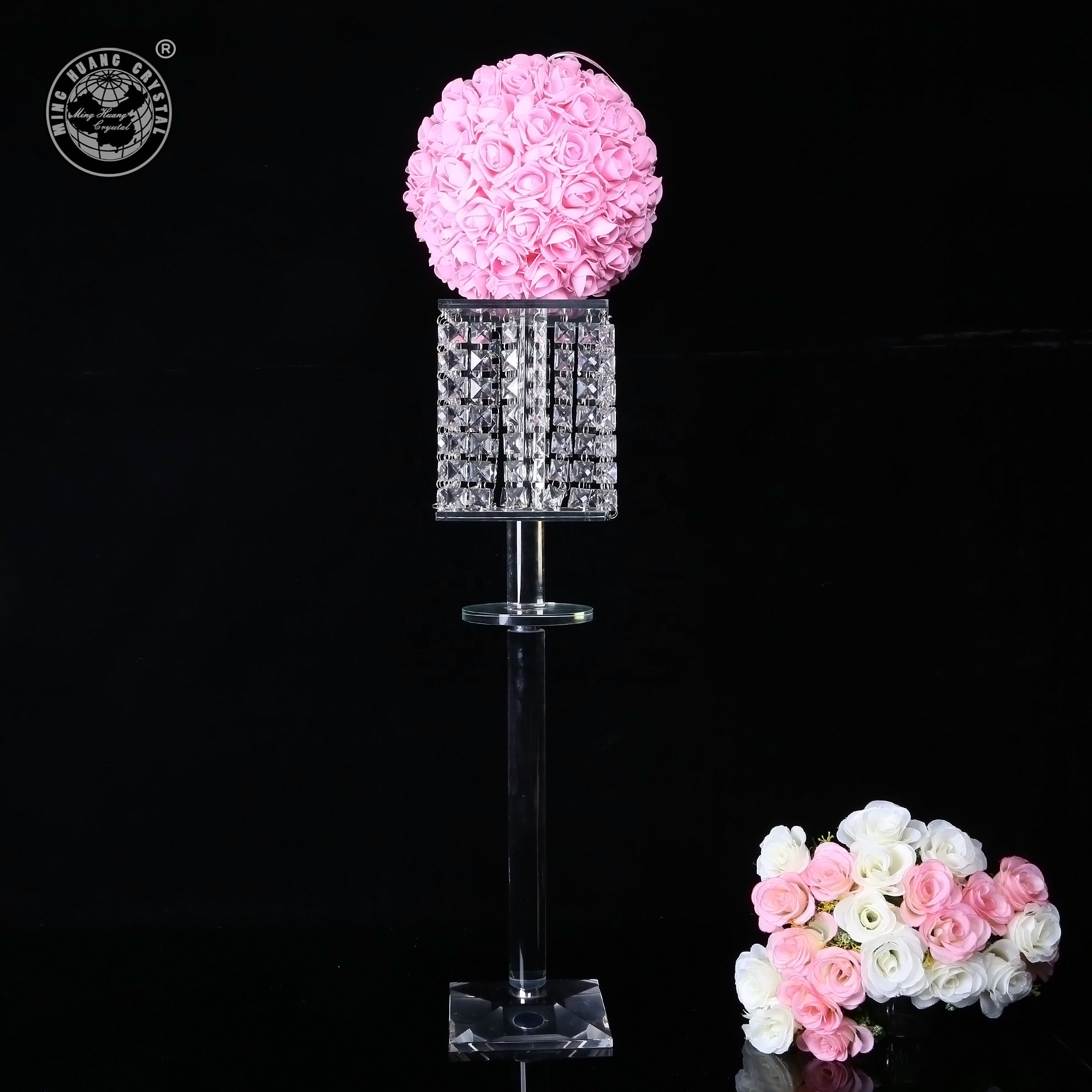 MH-ZT173 Свадебная вечеринка центральные с украшением в виде кристаллов Квадратные бусины в виде цветочных арок