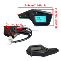 Harga Pabrik Terlaris Speedometer LCD Motor Tujuh Warna Pengukur Jarak Tempuh Cocok untuk Motomel Xmm250 XT660 TX250