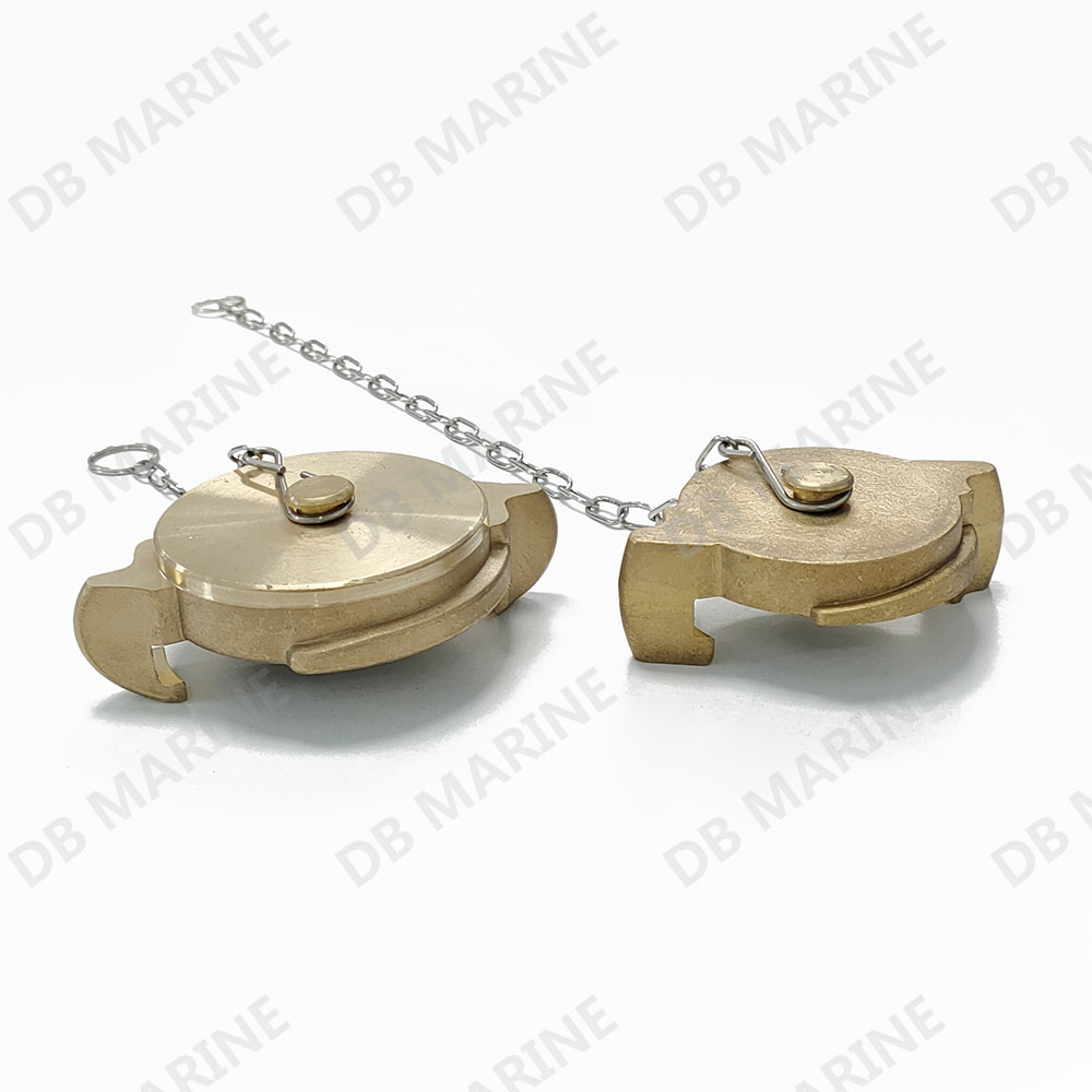IMPA 331896 Brass Storz Hose Coupling Blank Cap - Fire