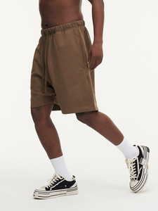 2025 Logo personnalisé en relief et brodé Shorts de sport en coton pour hommes - Product Image 4