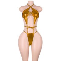 Tenues de danse exotiques, costumes de strip-teaseuse, lingerie sexy, strings pour femmes, vêtements de club, combinaisons à lacets pour festivals et raves, une pièce