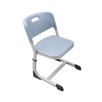 Chaise de bureau moderne et durable réglable en métal garantie de 2 ans pour les élèves du secondaire du primaire, tutorat à domicile, utilisation en classe améliorée