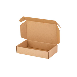 Caja de Cartón Plegable de 10 cm de Ancho, 50-60 cm de Largo, Tres Capas, Corrugada, Embalaje General, Papel Kraft en Blanco - Product Image 1