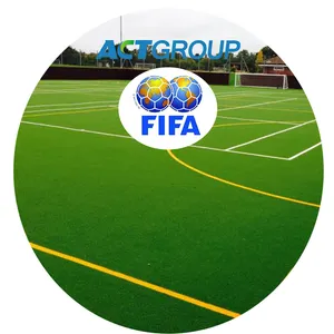 Rumput Sintetis Sepak Bola Rumput Buatan 50Mm Turf Sepak Bola Rumput Sintetis untuk Lantai Olahraga