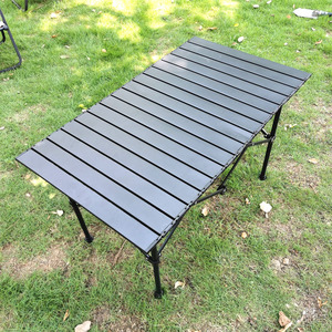 Folding Camping <b>Tables</b> and Chairs Set <b>Portable</b> Outdoor Camp Furniture Iron with Storage Bag for Travel Picnic Garden - Product Image 1