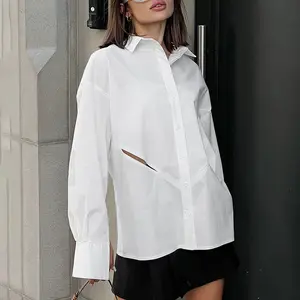 Personalizza il nuovo lusso primaverile, top e camicette da donna 2024 camicetta elegante da donna firmata/